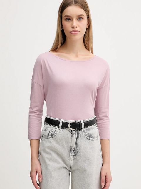 Sisley longsleeve damski kolor różowy 3QU4L12EE - zdjęcie produktu nr 1