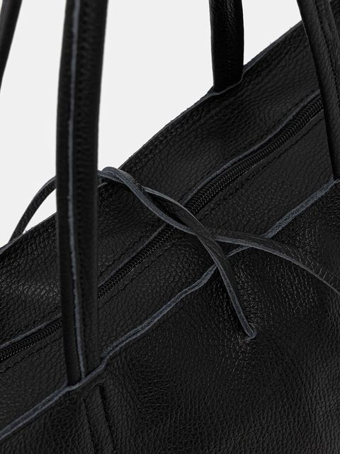 Answear Lab torebka skórzana kolor czarny