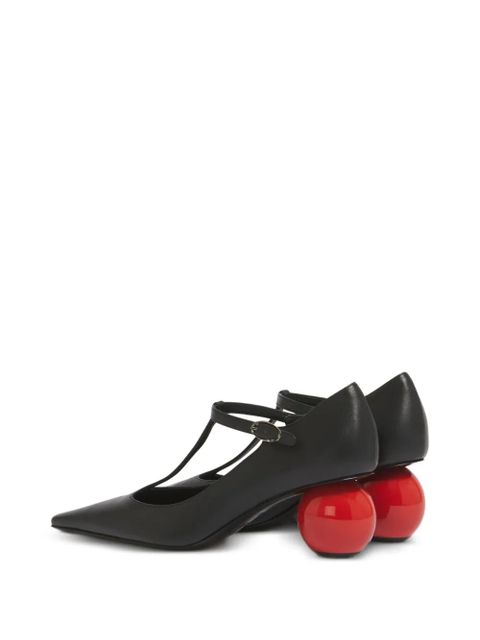 Marni 60mm T-bar spherical-heel pumps - Black