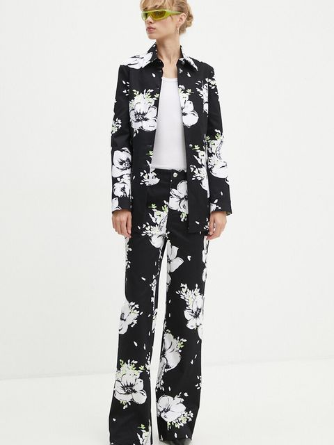 Moschino Jeans kurtka jeansowa damska przejściowa oversize - zdjęcie produktu nr 2