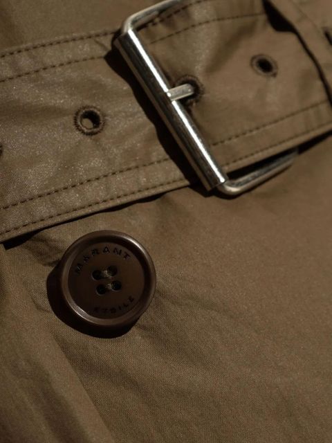 MARANT ÉTOILE Carlota double-breasted trench coat - Green