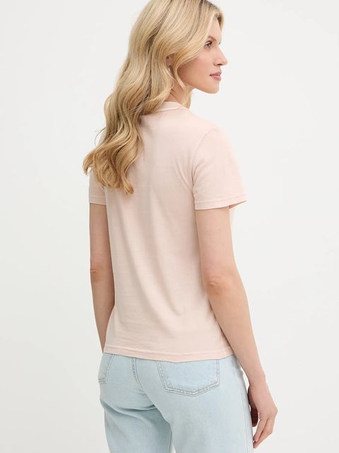 G-Star Raw t-shirt bawełniany damski kolor beżowy D24499-B059 - zdjęcie produktu nr 2