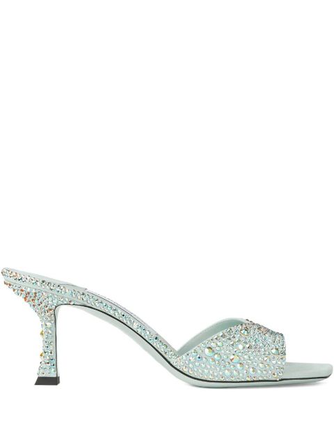 Jimmy Choo 70mm Skye mules - Green - zdjęcie produktu nr 1