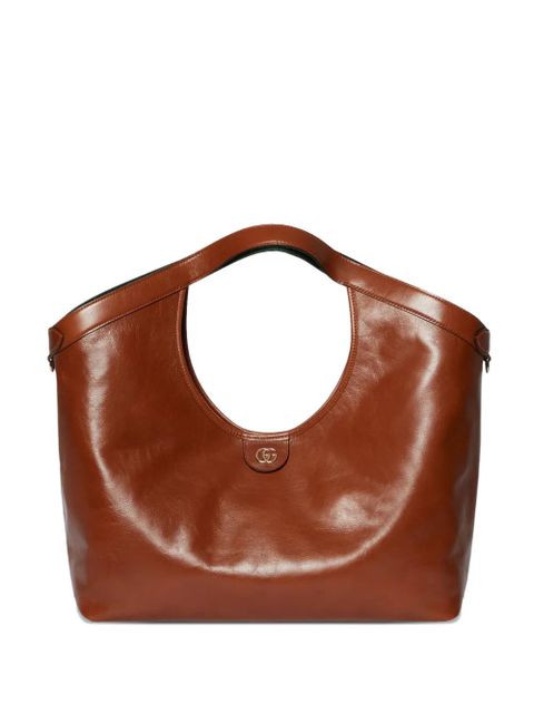 Gucci large Giglio GG tote bag - Brown - zdjęcie produktu nr 1