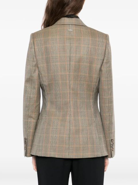 Alexander McQueen Country Check Single-breasted blazer - Brown