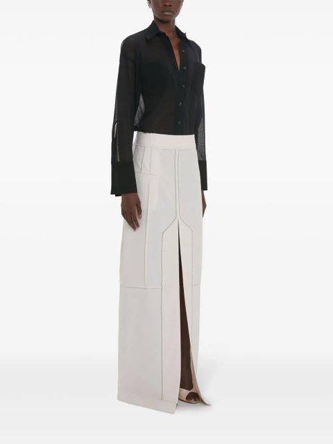 Victoria Beckham pocket-detail shirt - Black