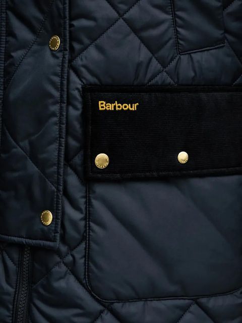 Barbour quilted corduroy pocket jacket - Blue