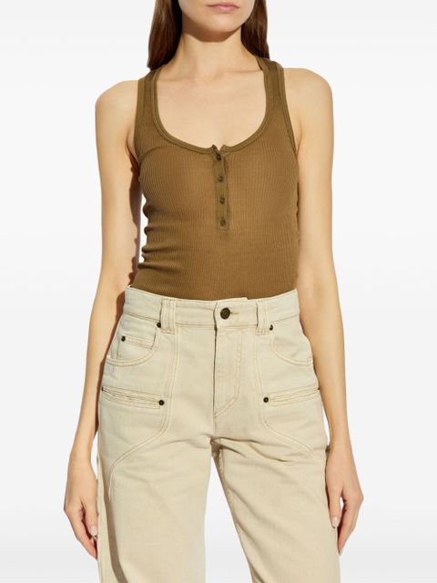 ISABEL MARANT Louisali vest - Green - zdjęcie produktu nr 2
