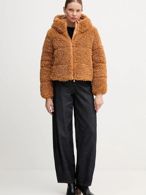 Save The Duck kurtka DADA kolor brązowy zimowa D32369W.CURL21