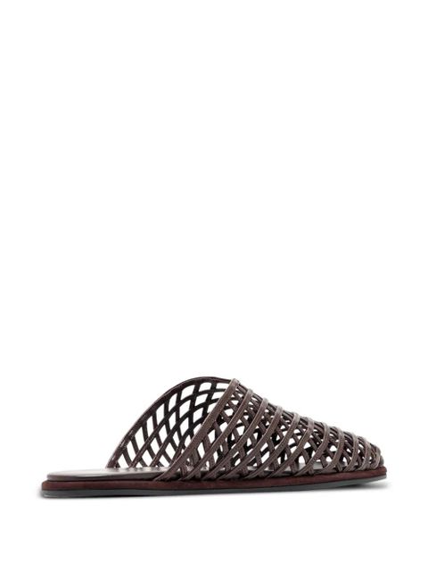 NEOUS woven leather sandals - Brown - zdjęcie produktu nr 2