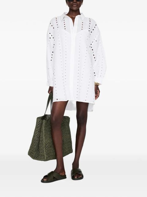 ANINE BING Mariane broderie anglaise dress - White - zdjęcie produktu nr 2