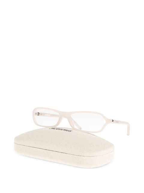 Jacquemus geometric-frame glasses - Pink