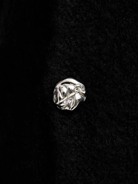 Morgan kamizelka z domieszką wełny MPLUIE kolor czarny MPLUIE