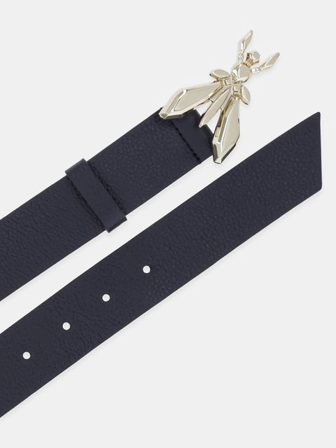 Patrizia Pepe pasek skórzany damski kolor granatowy CW0471 L001 - zdjęcie produktu nr 2