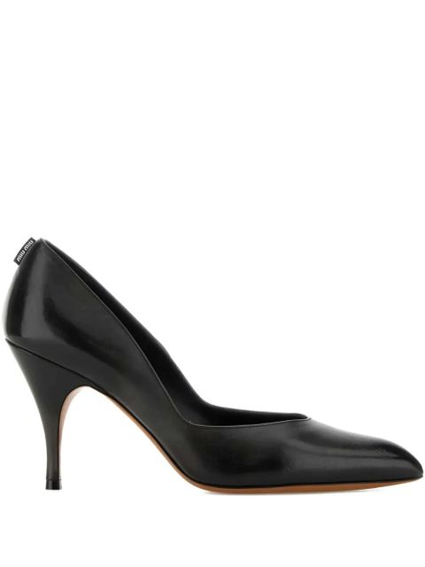 Miu Miu 80mm leather heel pumps - Black - zdjęcie produktu nr 1
