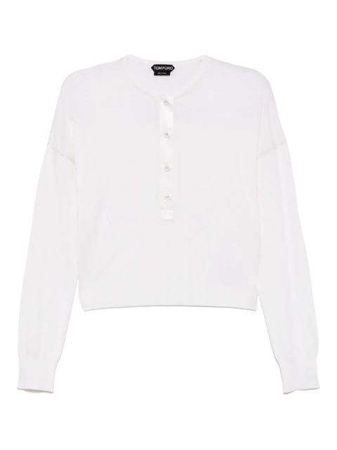 TOM FORD drop-shoulder Tops - Neutrals - zdjęcie produktu nr 1