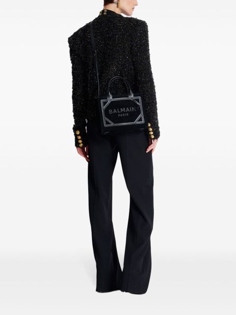 Balmain small B-Army tote bag - Black - zdjęcie produktu nr 2