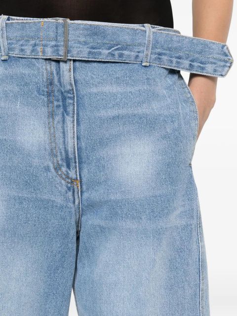Magda Butrym belted jeans - Blue
