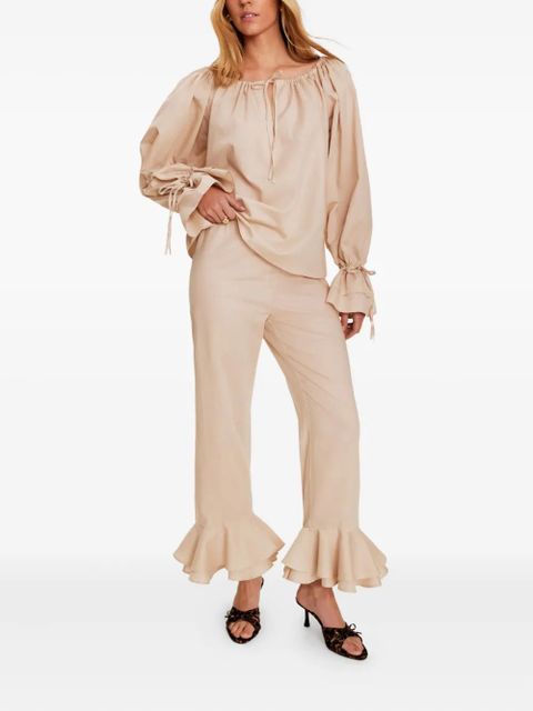 Sleeper peplum hem trousers - Neutrals - zdjęcie produktu nr 2