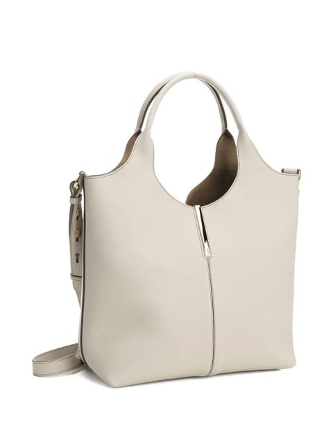 Tod's top-handle leather tote bag - Neutrals