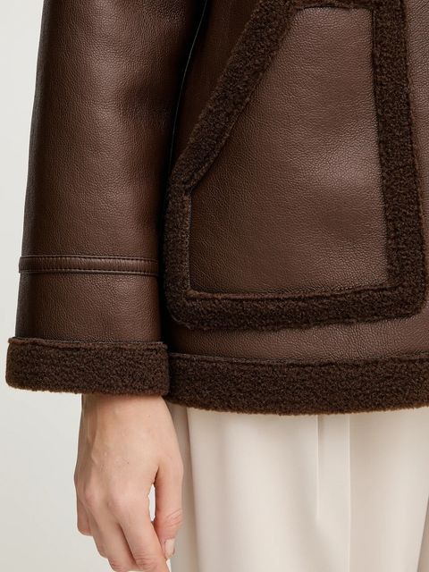 Silvian Heach kurtka LAZOJOSE kolor brązowy przejściowa GPA25171CP