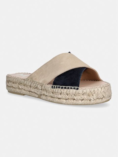 Manebi klapki zamszowe Double Sole X Bands Sandals - zdjęcie produktu nr 2