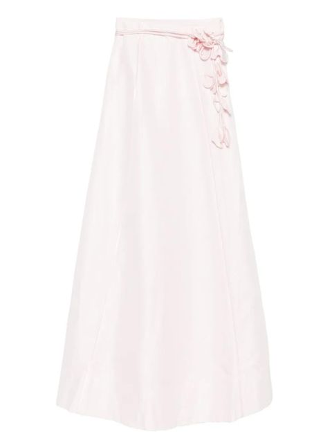 Aje floral-embellished midi skirt - Pink - zdjęcie produktu nr 1