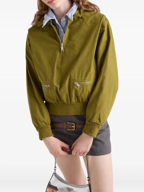 Prada poplin jacket - Green