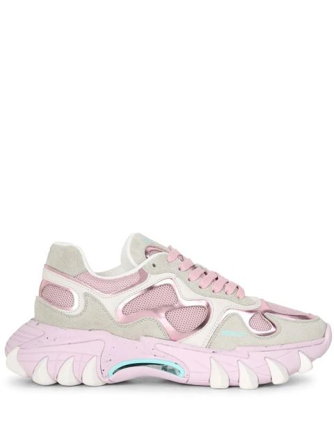 Balmain B-East leather low-top sneakers - Pink - zdjęcie produktu nr 1