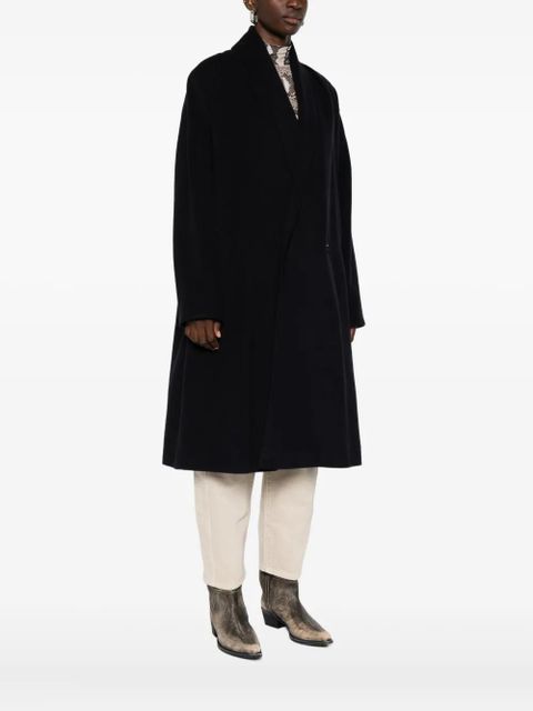 ISABEL MARANT double-breasted nylon coat - Black