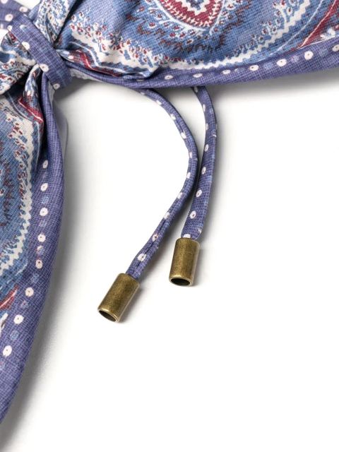 ZIMMERMANN paisley-print halterneck bikini - Blue - zdjęcie produktu nr 2