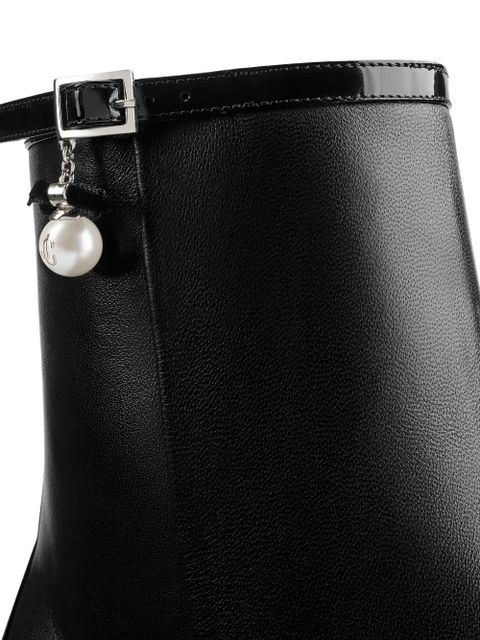 Jimmy Choo 60mm Adry leather boots - Black