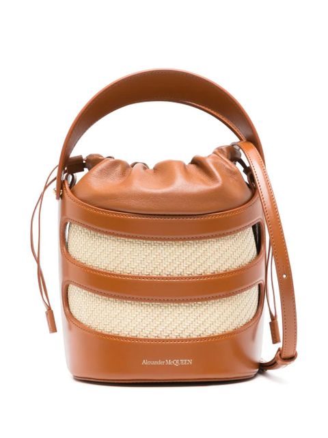 Alexander McQueen Rise bucket bag - Brown - zdjęcie produktu nr 1