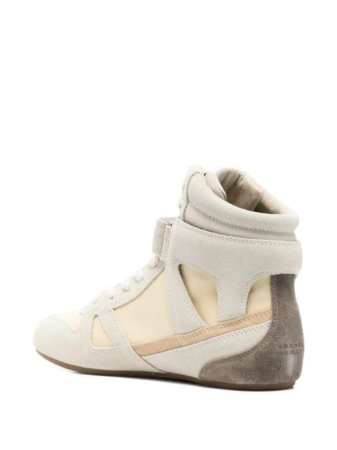 ISABEL MARANT Senny High suede sneakers - Grey
