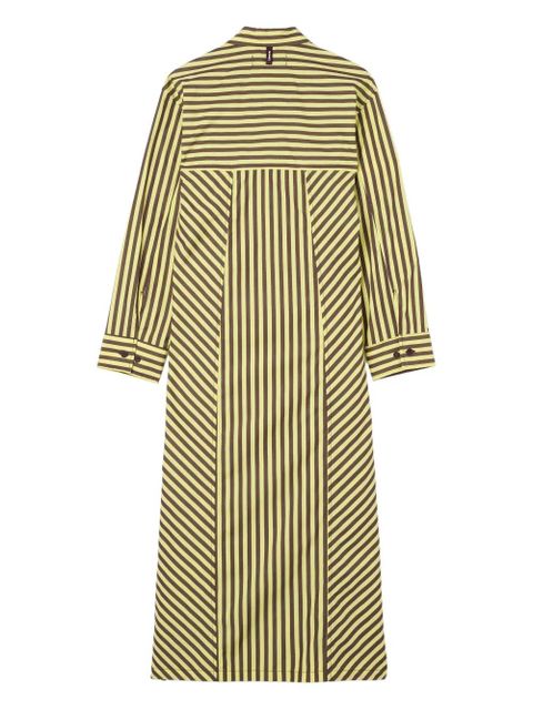 Sunnei striped shirt maxi dress - Yellow - zdjęcie produktu nr 2