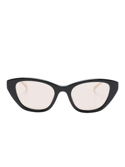 Gucci Eyewear cat-eye frame sunglasses - Black - zdjęcie produktu nr 1