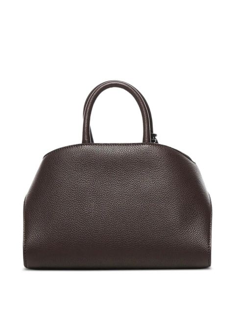 Ferragamo keychain-charm tote bag - Brown