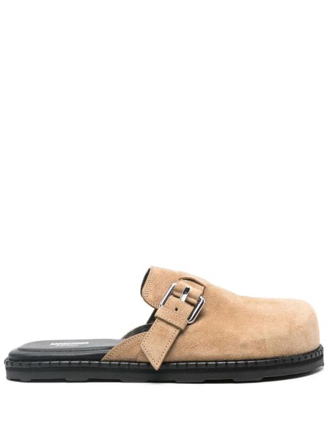 Moschino suede mules - Neutrals - zdjęcie produktu nr 1