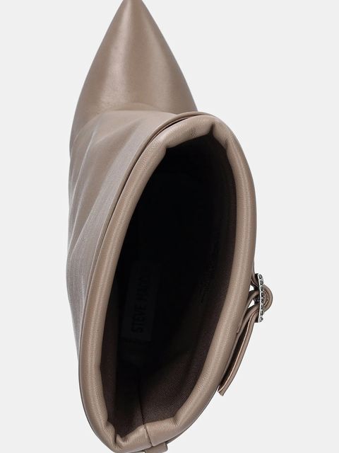 Steve Madden botki Shocker damskie kolor beżowy na koturnie 11002871