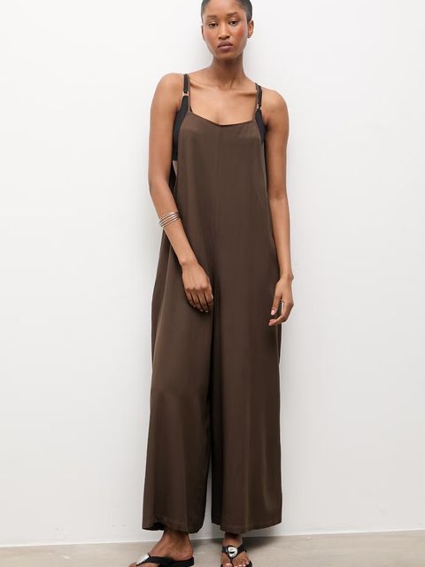 Answear.LAB kombinezon z domieszką lnu - zdjęcie produktu nr 2