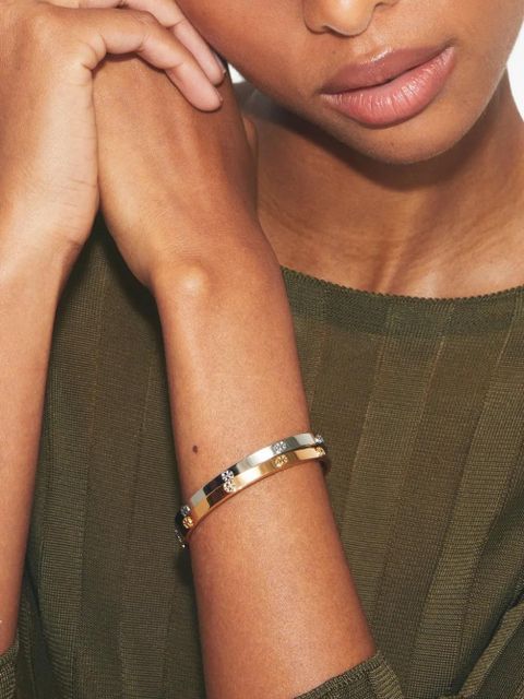 Tory Burch miller stud cuff bracelet - Gold - zdjęcie produktu nr 2