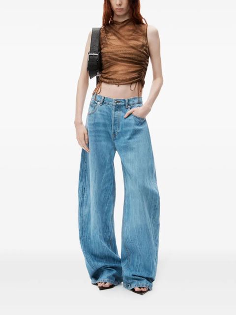 Alexander Wang low-rise wide-leg jeans - Blue - zdjęcie produktu nr 2