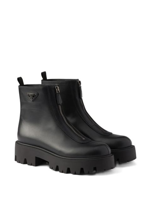 Prada zipped ankle boots - Black - zdjęcie produktu nr 2