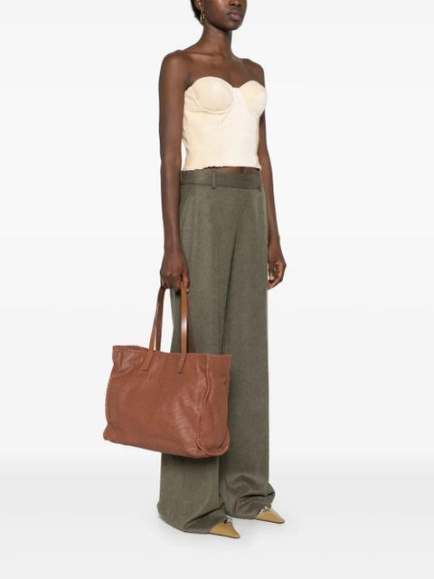 DRAGON DIFFUSION leather tote bag - Brown - zdjęcie produktu nr 2