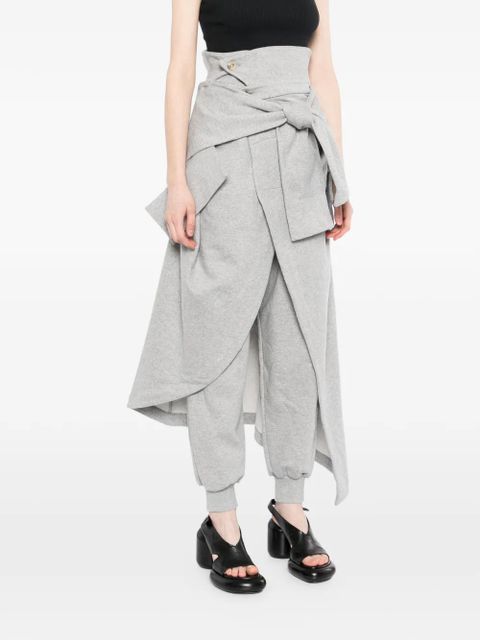 A.W.A.K.E. Mode tie waist trousers - Grey