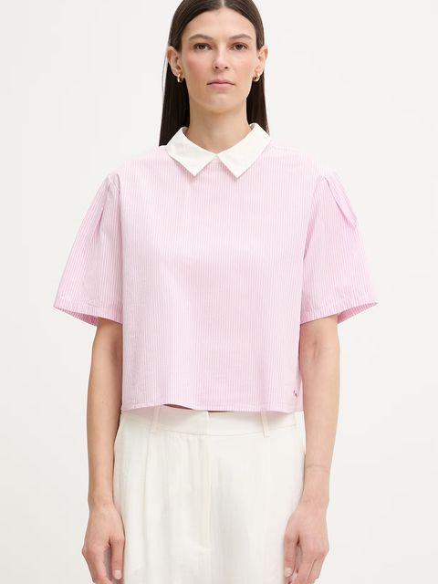 Marc O'Polo bluzka koszulowa damska bawełniana - zdjęcie produktu nr 2