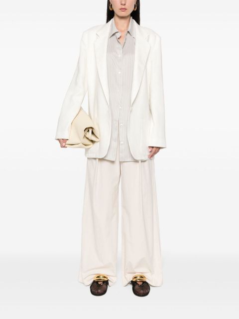 The Row Enza linen blazer - Neutrals - zdjęcie produktu nr 2