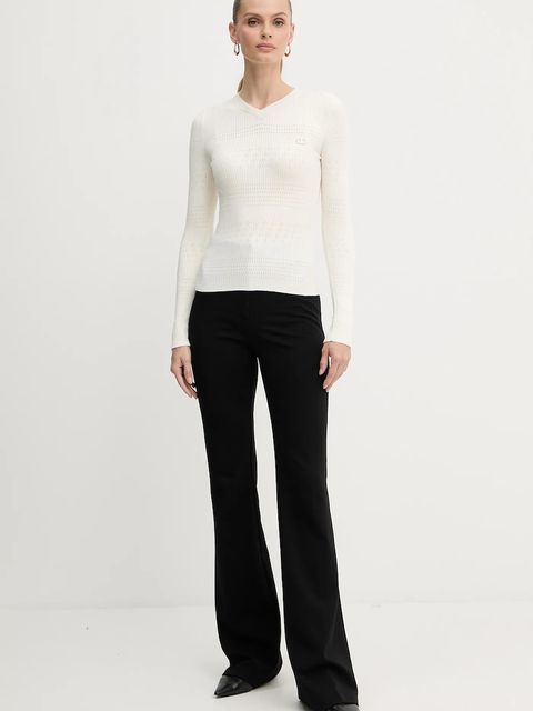 Twinset sweter damski kolor beżowy lekki 252TP3241 - zdjęcie produktu nr 2