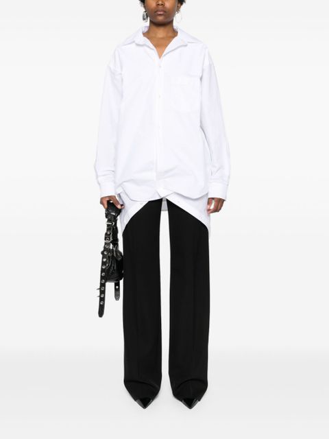 Balenciaga straight-leg tailored wool trousers - Black - zdjęcie produktu nr 2