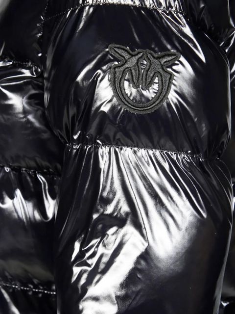 PINKO Eleodoro Caban hooded puffer jacket - Black